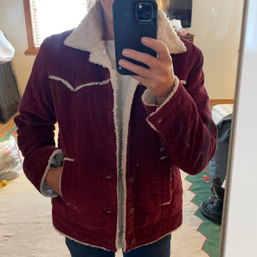 Vtg 90’s Rusty sherpa lined jacket